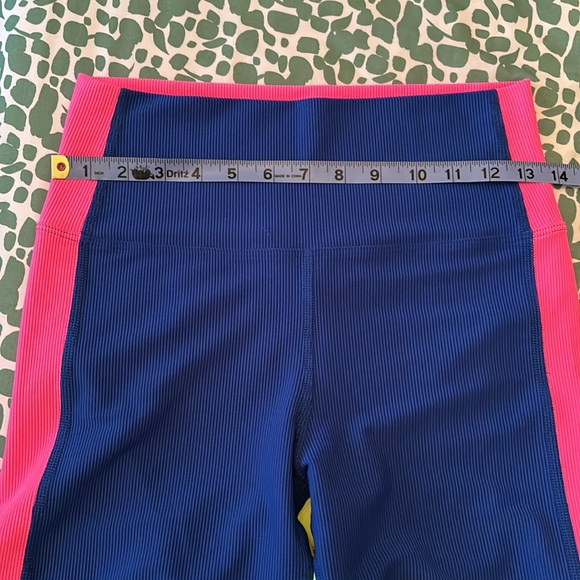 NWT Beach Riot Color Block Neon Ribbed Leggings - Picture 13 of 13